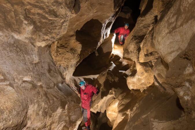 Adventure Caving Tour in Budapest