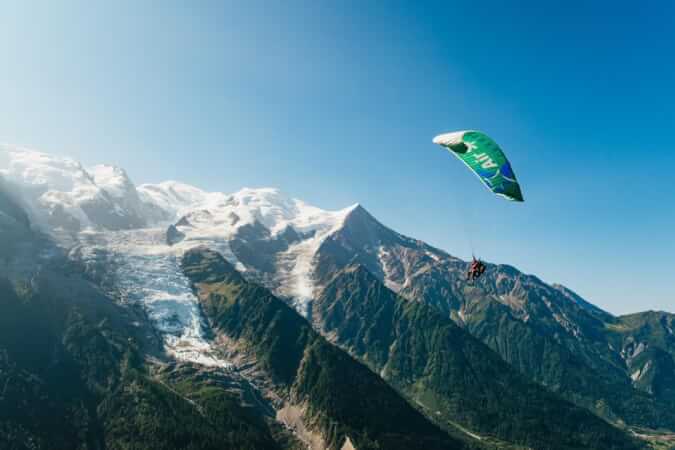 Tandem Paragliding Flight in Chamonix