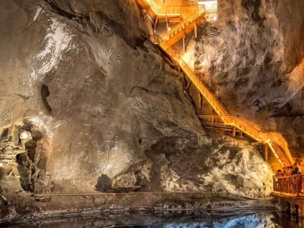 2. Explore the underground labyrinth of the Wieliczka Salt Mines in Poland